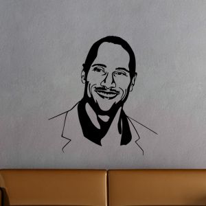 Sticker Portrait Dwayne Johnson