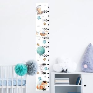 Sticker toise animaux dans les étoiles