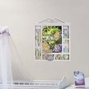 Stickers Trompe l'Oeil - Oursons dans le Jardin