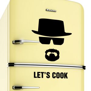 Sticker frigo Let's cook - Breaking bad