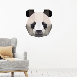 Sticker origami panda