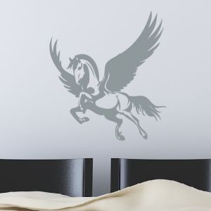 Stickers cheval volant