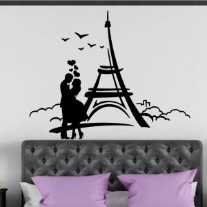 Sticker Paris ville des amoureux