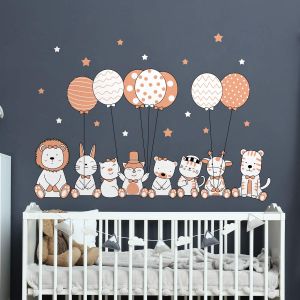 Stickers animaux acrobates et les ballons fantastiques