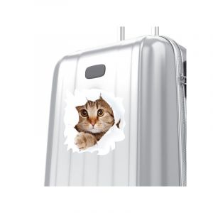 Sticker Chat pour la valise