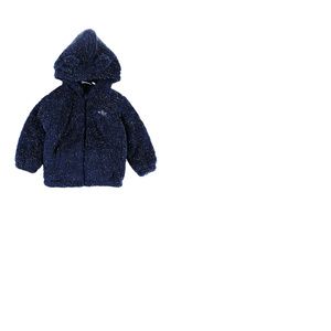 Veste en groloudoux bleu marine et lurex