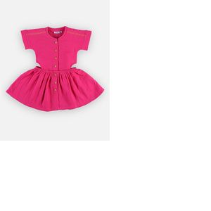 Robe à découpe, fushia