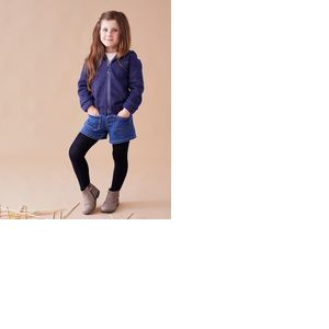 Veste à capuche, bleu marine