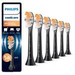 Philips Sonicare Premium All-in-One HX9096/88 t&ecirc;tes de remplacement pour brosse &agrave; dents Black 6 pcs