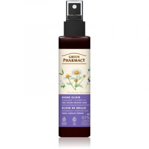 Green Pharmacy Chamomile & Flaxseed oil Elixir élixir sans rinçage pour cheveux colorés 150 ml