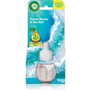 Air Wick Essential Oils Ocean Wawes & Sea Salt recharge de diffuseur &eacute;lectrique 19 ml