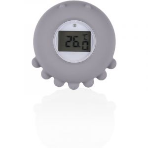 Zopa Silicone Digital Thermometer 2in1 thermom&egrave;tre digital con&ccedil;u pour les baignoires Dove Grey 1 pcs
