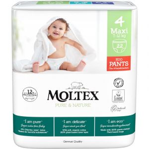Moltex Pure & Nature Maxi Size 4 couches-culottes à usage unique 7-12 kg 22 pcs