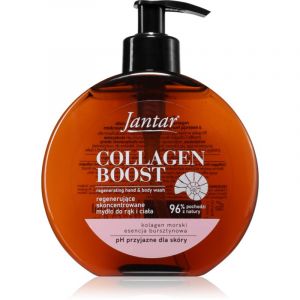Farmona Jantar Collagen Boost gel douche régénérant mains et corps 400 ml