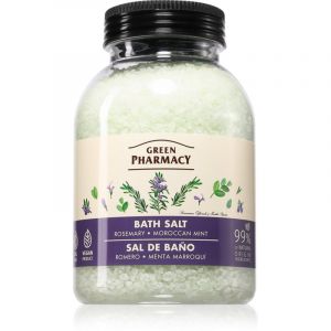 Green Pharmacy Rossemary & Maroccan Mint Bath Salt sel de bain relaxant 1000 g