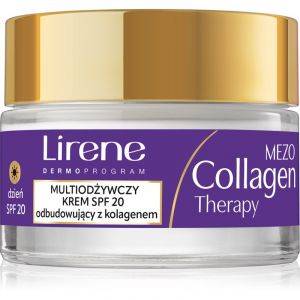 Lirene Mezo Collagen Therapy cr&egrave;me de jour nourrissante pour peaux matures SPF 20 50 ml