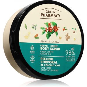 Green Pharmacy Green coffee & Ginger Oil Body Scrub gommage corps au sucre 200 ml
