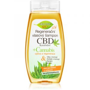Bione Cosmetics Cannabis CBD shampoing r&eacute;g&eacute;n&eacute;rant avec CBD 260 ml