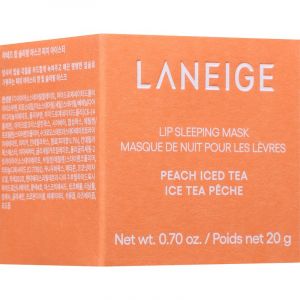 LANEIGE Lip Sleeping Mask masque de nuit régénérateur lèvres teinte Peach Iced Tea 20 g