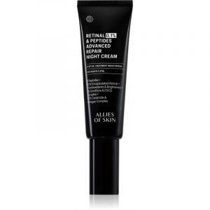 Allies of Skin 0.1% Retinal & Peptides Advanced Repair Night Cream crème de nuit revitalisante 48 ml