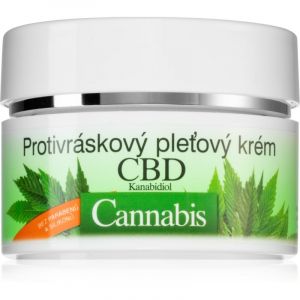Bione Cosmetics Cannabis CBD cr&egrave;me r&eacute;g&eacute;n&eacute;rante anti-rides avec CBD 51 ml