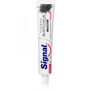 Signal White System dentifrice blanchissant au charbon actif 75 ml