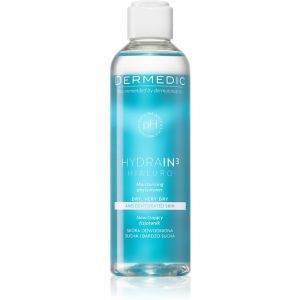 Dermedic Hydrain3 Hialuro lotion tonique hydratante pour peaux tr&egrave;s s&egrave;ches 200 ml