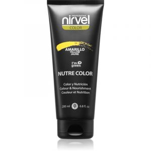 Nirvel Nutre Color masque colorant nourrissant pour cheveux teinte Amarillo 200 ml