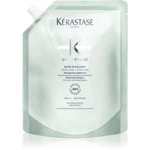 K&eacute;rastase Sp&eacute;cifique Bain Divalent shampoing nettoyant en profondeur pour cuir chevelu gras Refill 500 ml