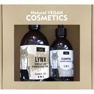 LaQ Lynx From Mountain coffret de Noël pour cheveux et corps