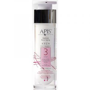Apis Natural Cosmetics Slow Aging Step 3 cr&egrave;me de lissage restructurante pour peaux matures 50 ml