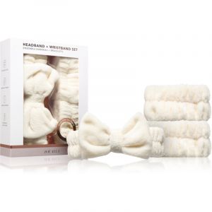 Zo&euml; Ayla Headband & Wristband Set ensemble d&eacute;maquillant avec bandeau spa