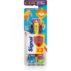 Signal Kids brosse à dents pour enfants conditionnement avantageux 0-6/2-6