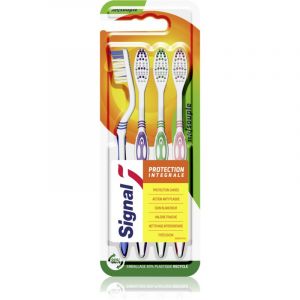 Signal Anti-Plaque Action brosses à dents soft 4 pcs