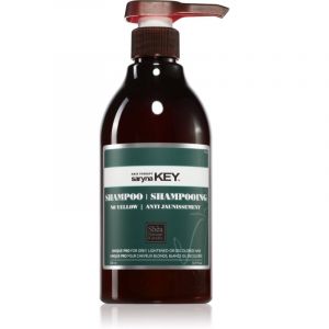 Saryna Key No Yellow shampoing neutralisant les reflets jaunes au beurre de karité 500 ml