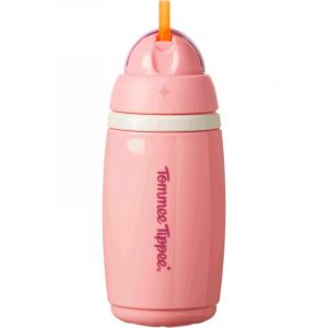 Tommee Tippee Active Cup tasse avec paille Pink 12m+ 266 ml