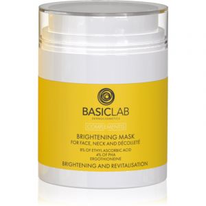 BasicLab Dermocosmetics Complementis masque éclaircissant pour les peaux ternes et non unifiées 50 ml