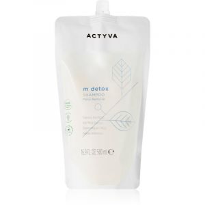 Kemon Actyva M Detox shampoing purifiant d&eacute;toxifiant contre l&rsquo;eau calcaire 500 ml