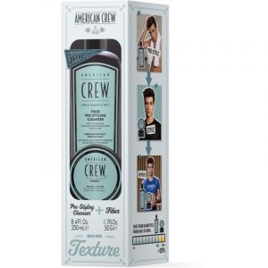 American Crew Fiber Duo - Giftset Coffret cadeau pour cheveux pour homme 1 pcs