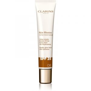 Clarins Skin Illusion Tinted Moisturizer cr&egrave;me teint&eacute;e SPF 25 teinte 08 40 ml