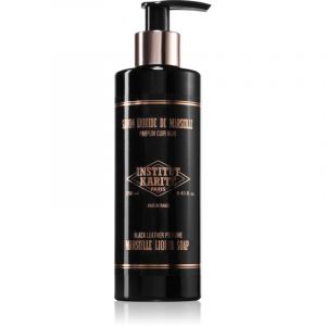 Institut Karité Paris Black Leather Marseille Liquid Soap savon liquide de luxe 250 ml