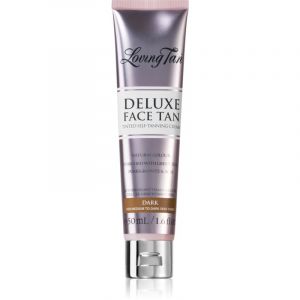 Loving Tan Deluxe Face Tan crème auto-bronzante visage teinte Dark 50 ml