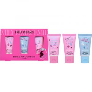Emily In Paris Hand & Nail Cream Trio coffret cadeau mains 3x30 ml