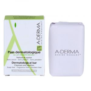 A-Derma Les Indispensables Dermatological Bar pain dermatologique nettoyant pour peaux sensibles et irritées 100 g
