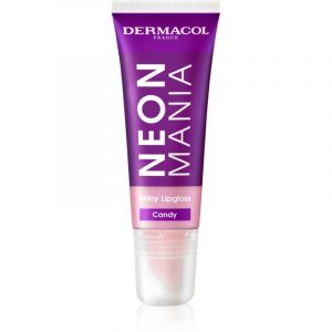Dermacol Neon Mania brillant &agrave; l&egrave;vres en tube teinte Candy 10 ml