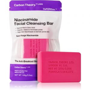 Carbon Theory Facial Cleansing Bar Niacinamide savon nettoyant visage Pink 100 g