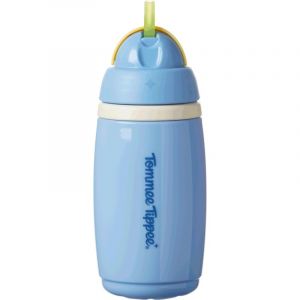 Tommee Tippee Active Cup tasse avec paille Blue 12m+ 266 ml
