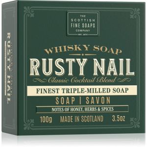 Scottish Fine Soaps Whisky Soap Rusty Nail savon nettoyant solide corps et visage 100 g
