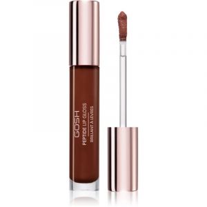 GOSH COPENHAGEN Peptide Lip Gloss brillant &agrave; l&egrave;vres avec des peptides teinte 006 Brownie 7 ml