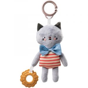 Taf Toys Activity Toy Clara The Cat jouet contrasté à suspendre avec anneau de dentition 0 m+ 1 pcs